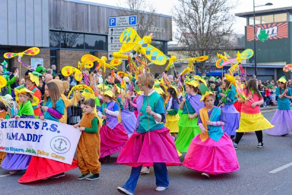 St Patrick's Day parade by John Hutton